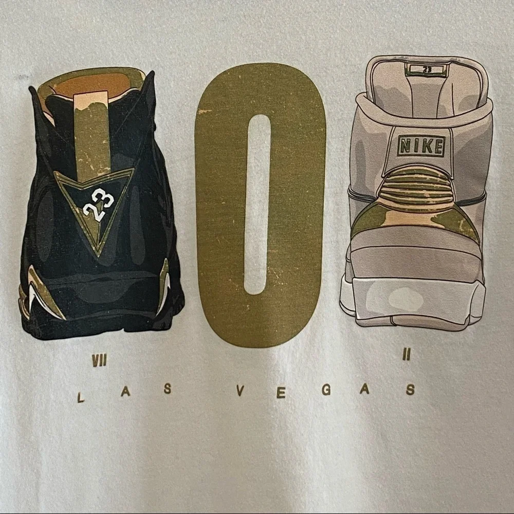 Nike Air Jordan Las Vegas T-shirt Sneakers RARE